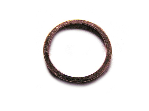 Ring, geschlossen, rosgoldfarben, ca. 18mm